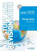 Cover: Cambridge IGCSE and O Level Geography Study and Revision Guide revised edition - Hodder Education