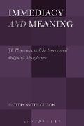 Cover: Immediacy and Meaning - Bloomsbury Academic USA