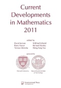 Cover: Current Developments in Mathematics, 2011 - International Press of Boston Inc