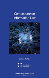 Abbildung von: Cornerstone on Information Law - Bloomsbury Professional