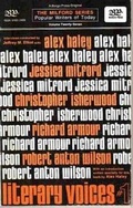 Cover: Literary Voices: Interviews with Alex Haley, Christopher Isherwood, Jessica Mitford, Richard Armour and Robert Anton Wilson No. 1 - Borgo Press