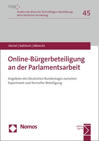 Abbildung von: Online-Bürgerbeteiligung an der Parlamentsarbeit - Nomos