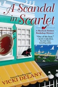 Cover: A Scandal in Scarlet - Crooked Lane Books
