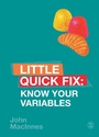 Cover: Know Your Variables - SAGE Publications Ltd