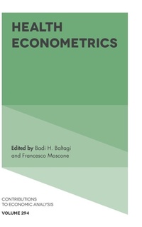Enlarge image Cover: Health Econometrics - Emerald Publishing Limited