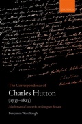 Cover: The Correspondence of Charles Hutton - OUP eBook