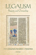 Cover: Legalism - OUP eBook