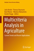 Cover: Multicriteria Analysis in Agriculture - Springer