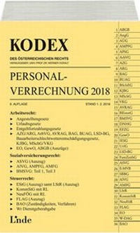 Abbildung von: KODEX Personalverrechnung 2018 - Linde