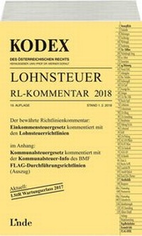 Abbildung von: KODEX Lohnsteuer Richtlinien-Kommentar 2018 - Linde