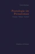 Cover: Poetologie im Prosaroman - K&ouml;nigshausen & Neumann