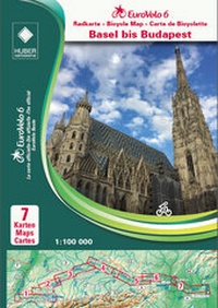 Abbildung von: EuroVelo 6 (Basel - Budapest) 1: 100 000 - Huber Kartographie