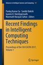 Cover: Recent Findings in Intelligent Computing Techniques - Springer