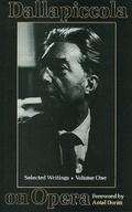 Cover: Dallapiccola on Opera - Toccata Press