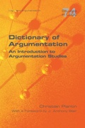 Cover: Dictionary of Argumentation - College Publications