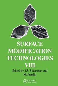 Enlarge image Cover: Surface Modification Technologies VIII - Maney Publishing