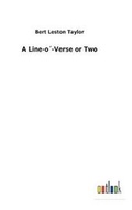 Cover: A Line-o?-Verse or Two - Salzwasser-Verlag GmbH