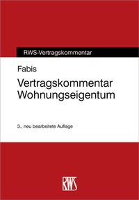 Abbildung von: Vertragskommentar Wohnungseigentum - RWS