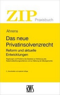 Enlarge image Cover: Das neue Privatinsolvenzrecht - RWS