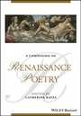 Cover: A Companion to Renaissance Poetry - Wiley