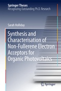 Cover: Synthesis and Characterisation of Non-Fullerene Electron Acceptors for Organic Photovoltaics - Springer