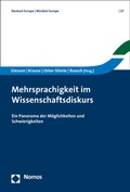 Cover: Mehrsprachigkeit im Wissenschaftsdiskurs - Nomos