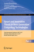 Cover: Smart and Innovative Trends in Next Generation Computing Technologies - Springer