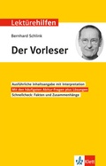 Cover: Klett Lekt&uuml;rehilfen Bernhard Schlink, Der Vorleser - Klett