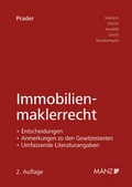 Cover: Immobilienmaklerrecht - Manz