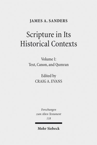 Enlarge image Cover: Scripture in Its Historical Contexts - Mohr Siebeck