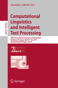 Abbildung von: Computational Linguistics and Intelligent Text Processing - Springer