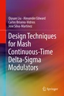 Cover: Design Techniques for Mash Continuous-Time Delta-Sigma Modulators - Springer