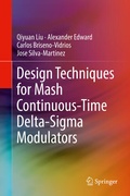 Cover: Design Techniques for Mash Continuous-Time Delta-Sigma Modulators - Springer