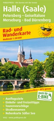 Abbildung von: Halle (Saale) - Petersberg - Geiseltalsee - Merseburg - Bad Dürrenberg - Freytag-Berndt und ARTARIA