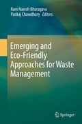 Cover: Emerging and Eco-Friendly Approaches for Waste Management - Springer