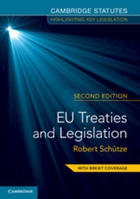Abbildung von: EU Treaties and Legislation - Cambridge University Press