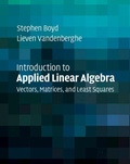 Cover: Introduction to Applied Linear Algebra - Cambridge University Press