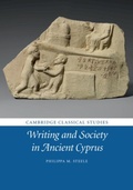 Cover: Writing and Society in Ancient Cyprus - Cambridge University Press