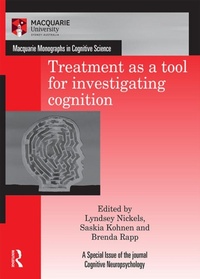 Abbildung von: Treatment as a tool for investigating cognition - Psychology Press Ltd
