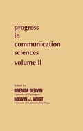 Cover: Progress in Communication Sciences, Volume 2 - Praeger Publishers Inc