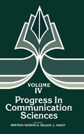 Cover: Progress in Communication Sciences, Volume 4 - Praeger Publishers Inc