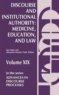 Abbildung von: Discourse and Institutional Authority - Praeger Publishers Inc