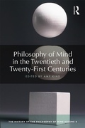 Cover: Philosophy of Mind in the Twentieth and Twenty-First Centuries - Routledge