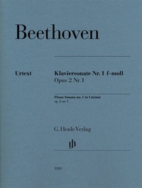 Abbildung von: Ludwig van Beethoven - Klaviersonate Nr. 1 f-moll op. 2 Nr. 1 - Henle, Günter