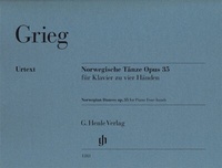 Abbildung von: Edvard Grieg - Norwegische Tänze op. 35 für Klavier zu vier Händen - Henle, Günter