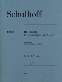 Abbildung von: Erwin Schulhoff - Hot-Sonate für Altsaxophon und Klavier - Henle, Günter