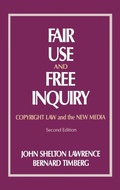 Abbildung von: Fair Use and Free Inquiry - Praeger Publishers Inc