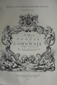 Abbildung von: Joel Gascoyne's Map of Cornwall 1699 - Devon & Cornwall Record Society