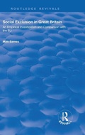 Cover: Social Exclusion in Great Britain - Routledge
