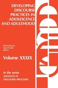 Cover: Developing Discourse Practices in Adolescence and Adulthood - Praeger Publishers Inc